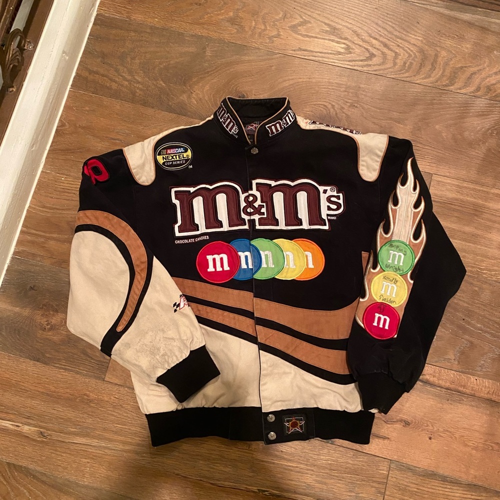 Vintage m&m NASCAR jacket